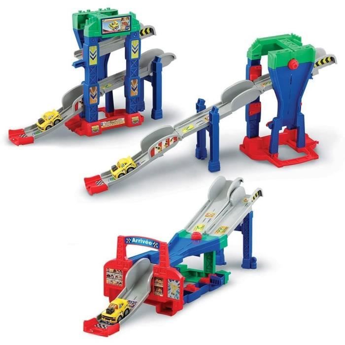 VTECH - Tut Tut Bolides SÈrie Pro - Multi Cascades Jump & Go 4 en 1 (+ Jad, Super Cascades)