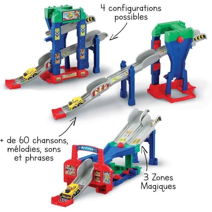 VTECH - Tut Tut Bolides SÈrie Pro - Multi Cascades Jump & Go 4 en 1 (+ Jad, Super Cascades)