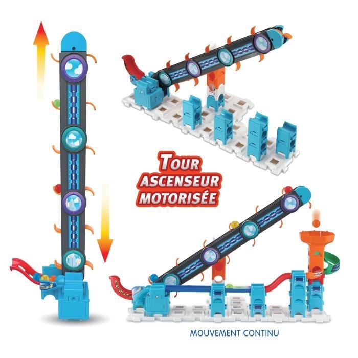 Circuit de billes VTECH MARBLE RUSH - SUPER SKY TOWER SET XL300E - 143 pieces - Pour enfants de 4 ans et plus