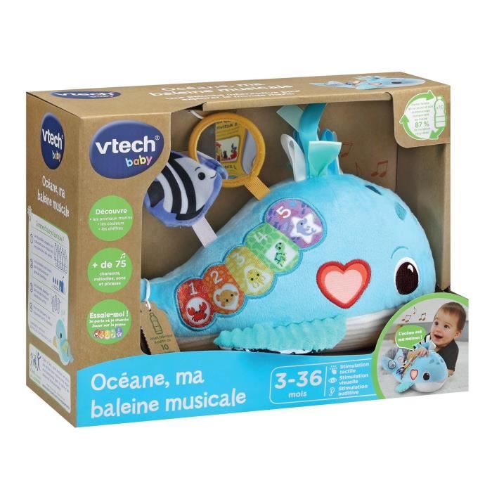 VTECH OC…ANE, MA BALEINE MUSICALE (BOUTEILLES PLASTIQUES RECYCL…ES)