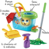 VTECH - 1,2,3 Imite-Moi - P'tit Chariot de MÈnage Magi'clean - Jouet d'Imitation Enfant