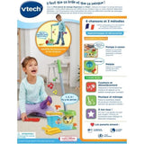 VTECH - 1,2,3 Imite-Moi - P'tit Chariot de MÈnage Magi'clean - Jouet d'Imitation Enfant