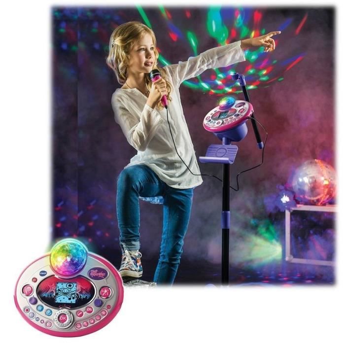 VTECH - Kidi Superstar Lightshow Rose - Micro KaraokÈ Enfant