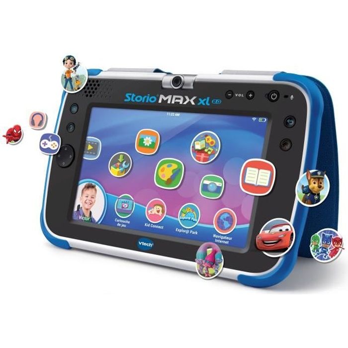 VTECH - Console Storio Max XL 2.0 7 Bleue - Tablette …ducative Enfant