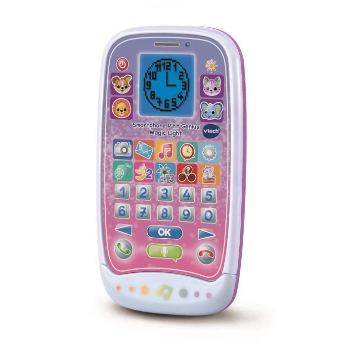 VTECH SMARTPHONE P'TIT GENIUS MAGIC LIGHT ROSE