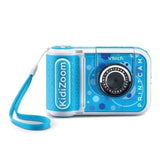 VTech KidiZoom Print Cam Bleu, Appareil photo enfant a impression instantanée, photo, selfie, vidéo, écran couleur, filtres et Effet