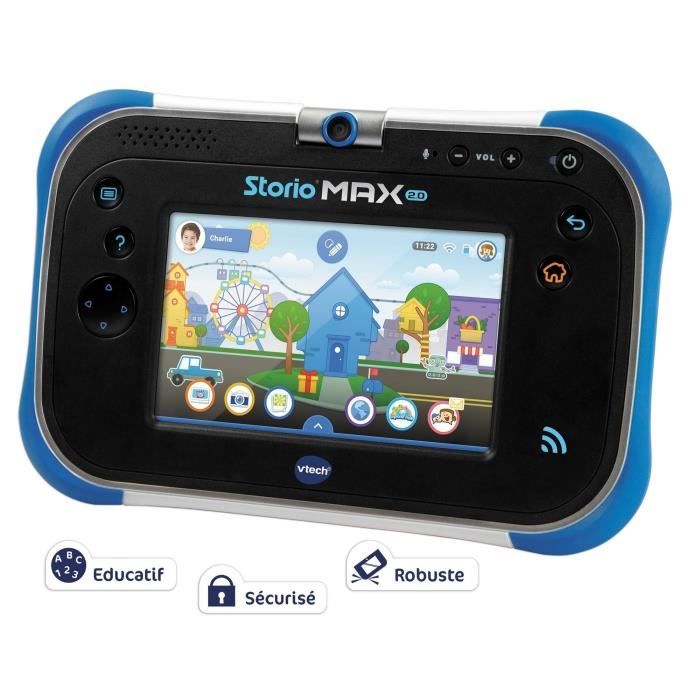 VTECH - Console Storio Max 2.0 5 Bleue - Tablette …ducative Enfant