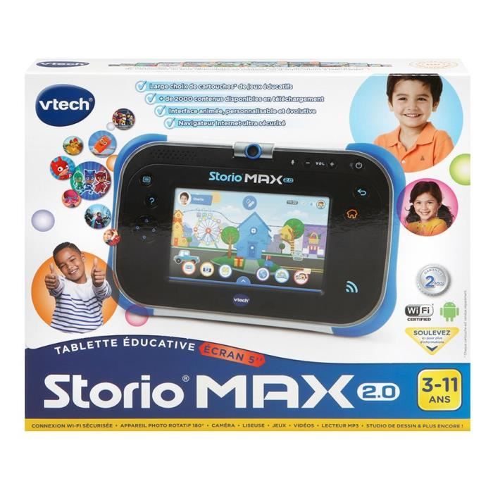 VTECH - Console Storio Max 2.0 5 Bleue - Tablette …ducative Enfant