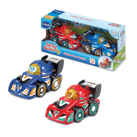 VTECH - TUT TUT BOLIDES - COFFRET DUO COURSE (LOUIS + TOM) - Multicolore