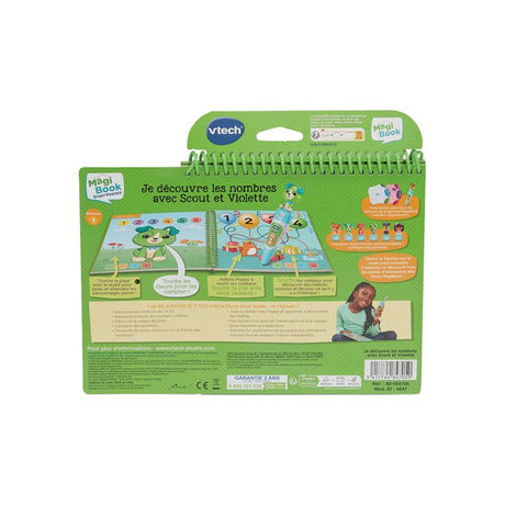 VTECH - MAGIBOOK STORY'FRIENDS - JE DÉCOUVRE LES NOMBRES AVEC SCOUT ET VIOLETTE + PERSONNAGE - Multicolore