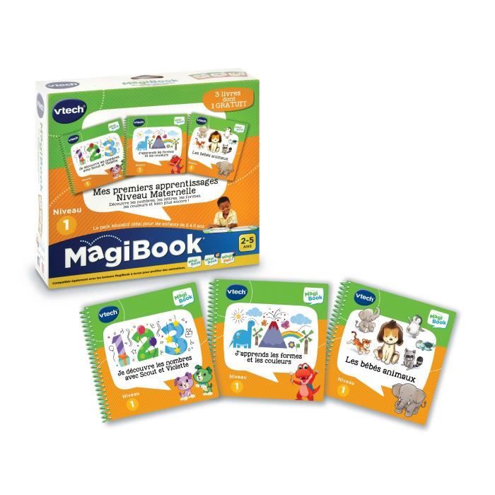 VTECH - Livre Interactif Magibook - Mes Apprentissages Niveau Maternelle