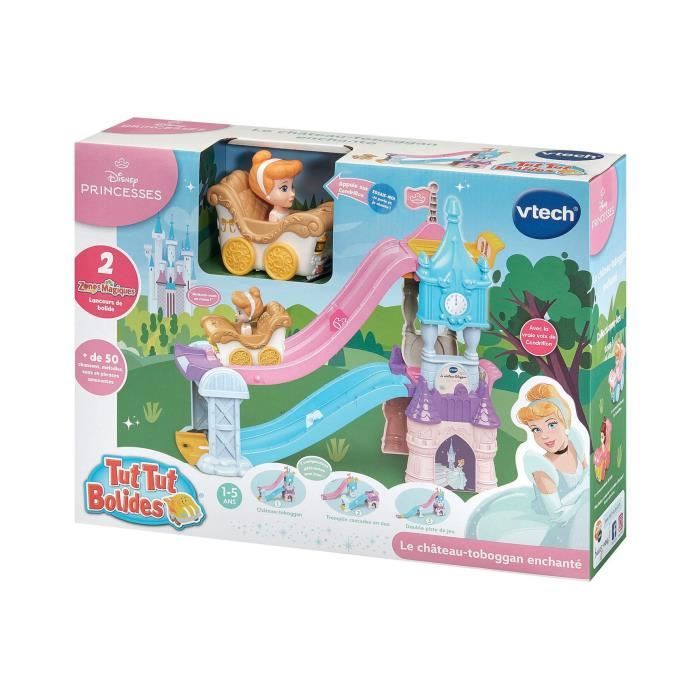 VTECH TUT TUT BOLIDES DISNEY PRINCESSES - CH¬TEAU - TOBOGGAN ENCHANT… (+ LE CARROSSE MARIAGE ENCHANT… DE CENDRILLON)