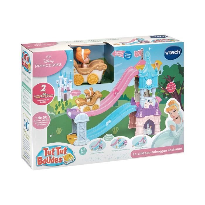 VTECH TUT TUT BOLIDES DISNEY PRINCESSES - CH¬TEAU - TOBOGGAN ENCHANT… (+ LE CARROSSE MARIAGE ENCHANT… DE CENDRILLON)