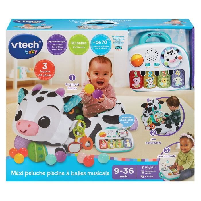 VTECH MAXI PELUCHE PISCINE A BALLES MUSICALE