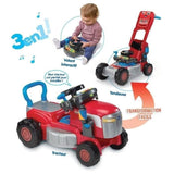 VTECH BABY - SUPER TRACTEUR MAGI TONDEUSE -Evolutif 3 en 1- Multicolore