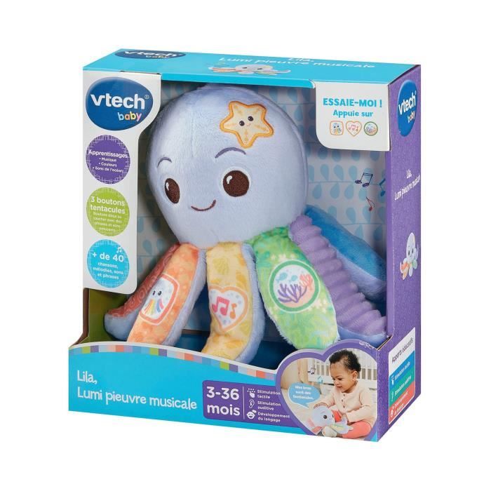 VTECH LILA, LUMI PIEUVRE MUSICALE