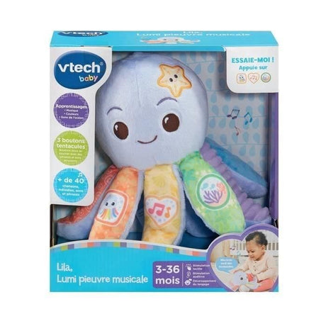 VTECH LILA, LUMI PIEUVRE MUSICALE