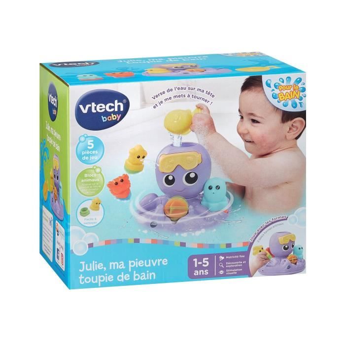 VTECH JULIE, MA PIEUVRE TOUPIE DE BAIN
