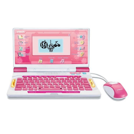 VTECH - GENIUS XL ORDI ÉDUCATIF BILINGUE ROSE - Rose