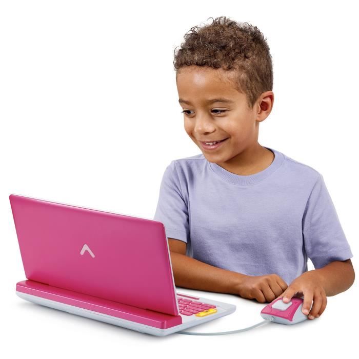 VTECH - GENIUS XL ORDI ÉDUCATIF BILINGUE ROSE - Rose