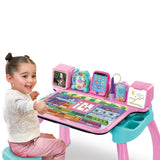 VTECH - MAGIBUREAU INTERACTIF ET MUSICAL 6 EN 1 ROSE - Rose
