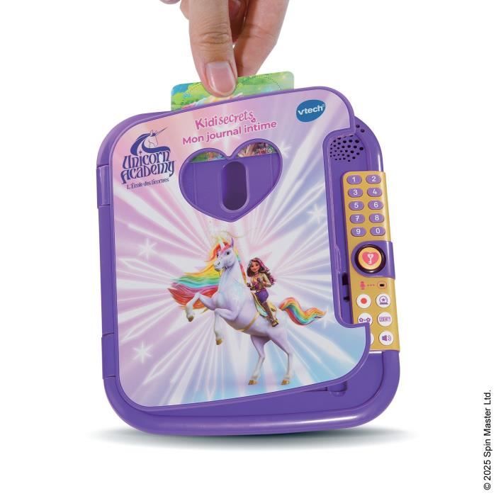 VTECH - L'ÉCOLE DES LICORNES - KIDISECRETS, MON JOURNAL INTIME - Violet