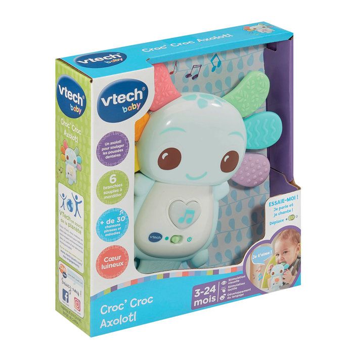VTECH BABY - CROC CROC AXOLOTL - Bleu