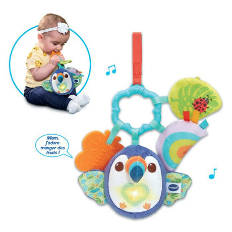 VTECH BABY - TITOUAN, MON TOUCAN ÉVEIL DES SENS (BOUTEILLES PLASTIQUE RECYCLÉES) - Multicolore