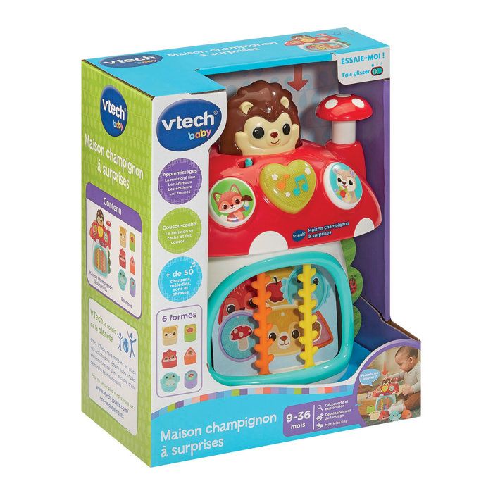 VTECH BABY - MAISON CHAMPIGNON a SURPRISES - Multicolore