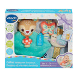 VTECH BABY - COFFRET NAISSANCE TOUDOUX - DOUDOU ET BRACELETS HOCHETS (BOUTEILLES PLASTIQUE RECYCLÉES) - Multicolore