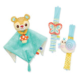 VTECH BABY - COFFRET NAISSANCE TOUDOUX - DOUDOU ET BRACELETS HOCHETS (BOUTEILLES PLASTIQUE RECYCLÉES) - Multicolore