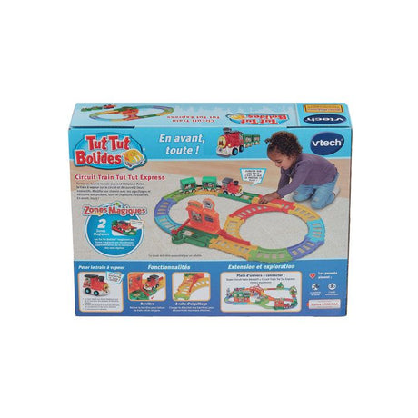 VTECH - TUT TUT BOLIDES - CIRCUIT TRAIN TUT TUT EXPRESS (+ PETER TRAIN a VAPEUR) - Multicolore