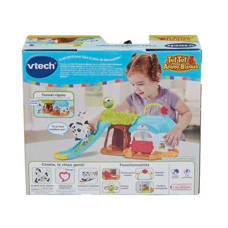 VTECH - TUT TUT ANIMO BISOUS - PTITE NICHE TOBOGGAN (+ COOKIE CHIEN GENTIL) - Multicolore