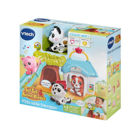 VTECH - TUT TUT ANIMO BISOUS - PTITE NICHE TOBOGGAN (+ COOKIE CHIEN GENTIL) - Multicolore
