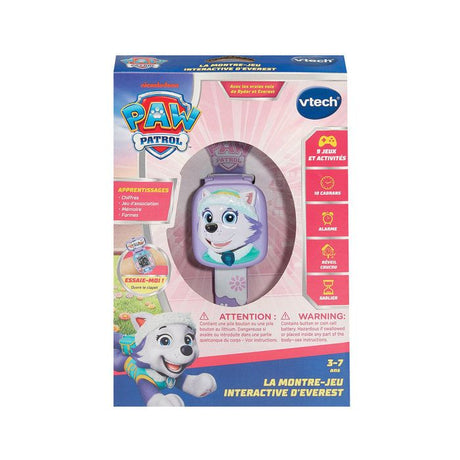 VTECH - PAT PATROUILLE - LA MONTRE-JEU INTERACTIVE D'EVEREST - Violet