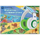 Casque audio interactif pour enfants - VTECH - Kidi Audio Max - Réglage du volume sonore - Livret imagé inclus