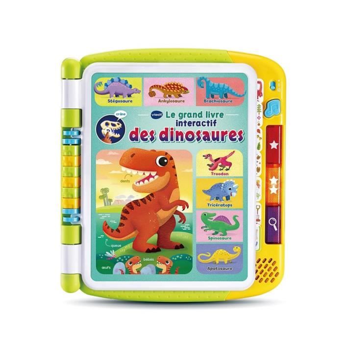 VTECH LE GRAND LIVRE INTERACTIF DES DINOSAURES