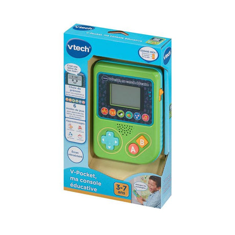 VTECH - V-POCKET, MA CONSOLE ÉDUCATIVE - Vert