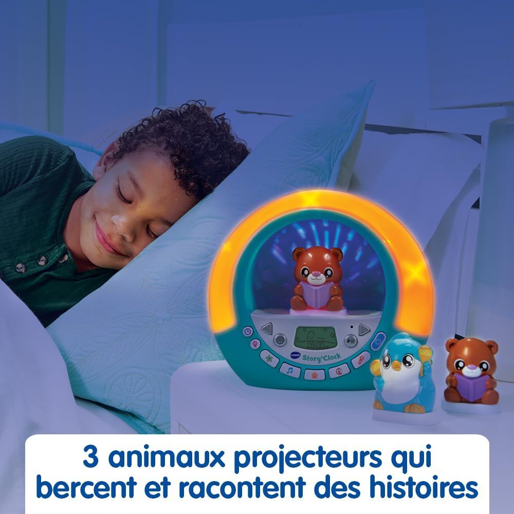 VTECH - STORY'CLOCK - MA CONTEUSE RÉVEIL - Bleu