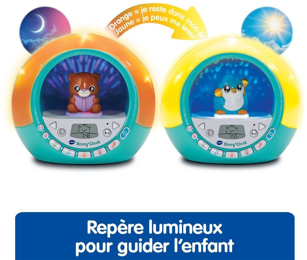 VTECH - STORY'CLOCK - MA CONTEUSE RÉVEIL - Bleu