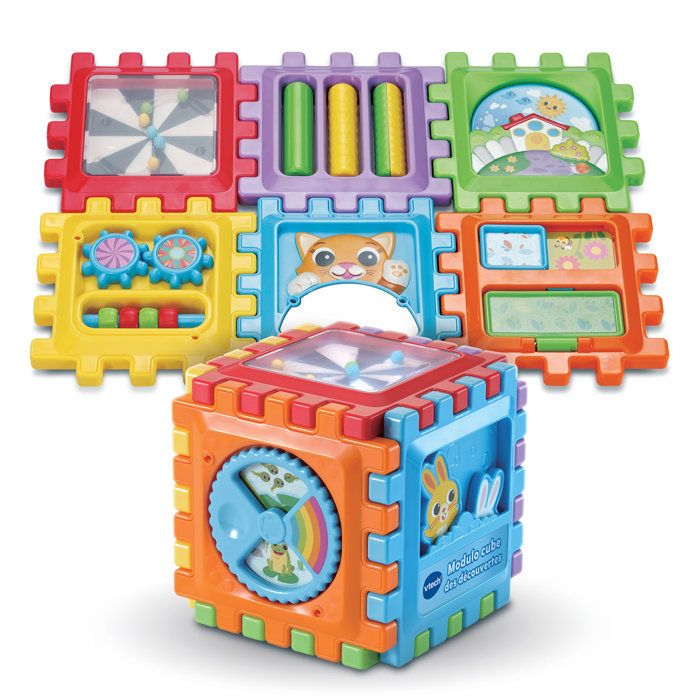 VTECH BABY - MODULO CUBE DES DÉCOUVERTES (PLASTIQUE RÉUTILISÉ) - Multicolore