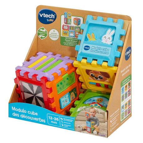 VTECH BABY - MODULO CUBE DES DÉCOUVERTES (PLASTIQUE RÉUTILISÉ) - Multicolore