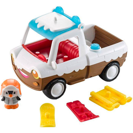 Véhicule - SOPHIE LA GIRAFE - Klorofil - Pick-up Glacé - Flocon pop-up - Accessoires