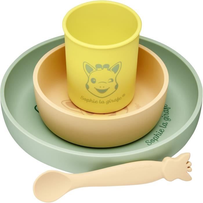 Set de repas silicone vulli Sophie la Girafe