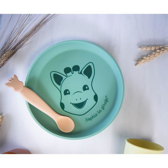 Assiette silicone VULLI - 100% silicone - A partir de 6 mois