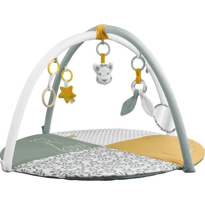 Tapis d'éveil VULLI Reverso - Sophie la Girafe - 1 face éveil et 1 face photos - Arches réglables