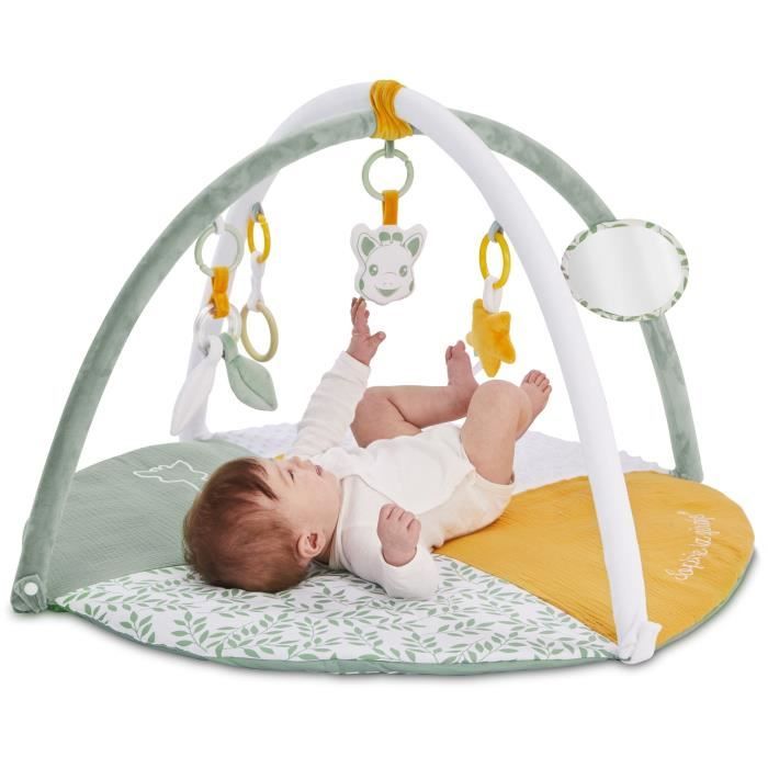 Tapis d'éveil VULLI Reverso - Sophie la Girafe - 1 face éveil et 1 face photos - Arches réglables