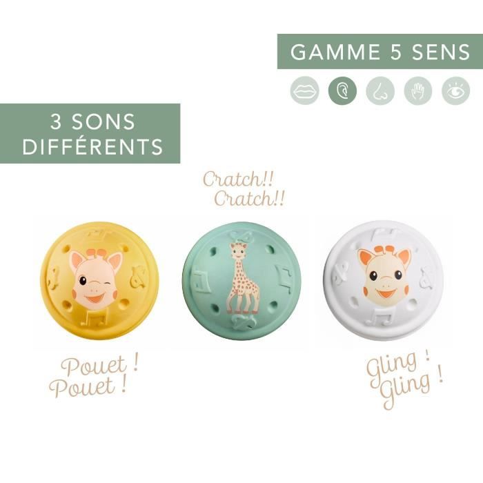 Balles musicales VULLI - A partir de 3 mois