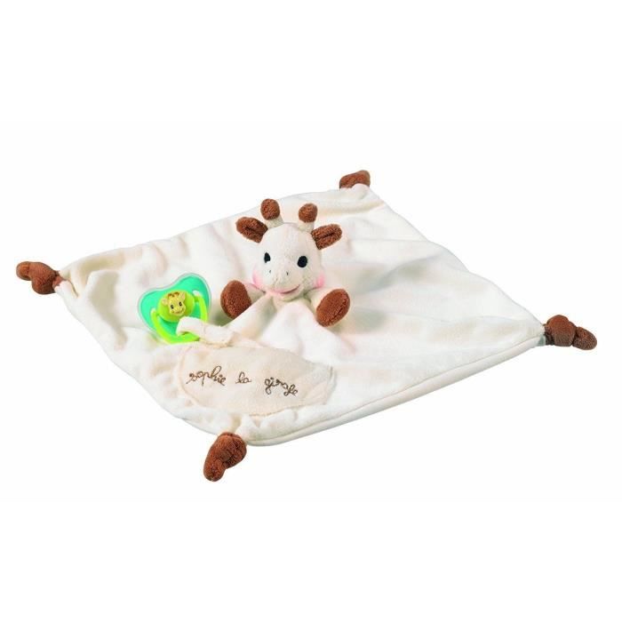 SOPHIE LA GIRAFE Doudou avec Attache Sucette