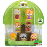 Assortiment de 7 personnages Klorofil - VULLI - Kloro'Families - Extérieur - Sophie la Girafe - Garantie 2 ans